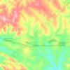 Mappa topografica Palmelo, altitudine, rilievo