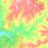 Mappa topografica Mendooran, altitudine, rilievo