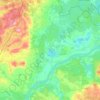 Mappa topografica сельское поселение Красный Профинтерн, altitudine, rilievo