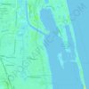 Mappa topografica North Palm Beach, altitudine, rilievo