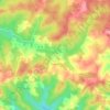 Mappa topografica Fraisse, altitudine, rilievo