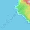 Mappa topografica Isla del Coco, altitudine, rilievo
