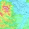 Mappa topografica Deva, altitudine, rilievo