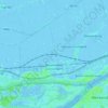 Mappa topografica Hardinxveld-Giessendam, altitudine, rilievo