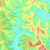 Mappa topografica Piea, altitudine, rilievo