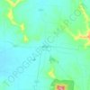 Mappa topografica Navarre, altitudine, rilievo