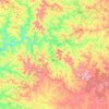 Mappa topografica Tangará, altitudine, rilievo