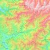 Mappa topografica Chirgaon, altitudine, rilievo