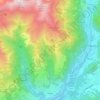 Mappa topografica Parre, altitudine, rilievo