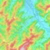 Mappa topografica Steinach, altitudine, rilievo