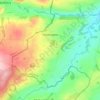 Mappa topografica Huntington, altitudine, rilievo