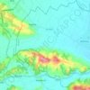 Mappa topografica Citerna, altitudine, rilievo