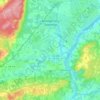 Mappa topografica Montgomery Township, altitudine, rilievo
