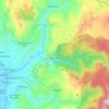 Mappa topografica Orsomarso, altitudine, rilievo