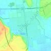 Mappa topografica Perito Moreno, altitudine, rilievo