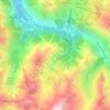 Mappa topografica Venosc, altitudine, rilievo