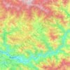 Mappa topografica Karsog, altitudine, rilievo