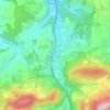 Mappa topografica Diegten, altitudine, rilievo