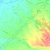 Mappa topografica Ceresole Alba, altitudine, rilievo