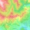 Mappa topografica Camandona, altitudine, rilievo