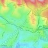 Mappa topografica Tecoma, altitudine, rilievo