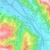 Mappa topografica Bad Ragaz, altitudine, rilievo