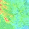 Mappa topografica Kurwongbah, altitudine, rilievo