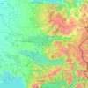 Mappa topografica Puyehue, altitudine, rilievo