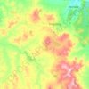 Mappa topografica Wooroolin, altitudine, rilievo