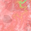 Mappa topografica Oallen, altitudine, rilievo