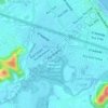 Mappa topografica Municípios, altitudine, rilievo