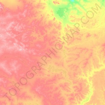 Mappa topografica Shire Of Wiluna, altitudine, rilievo