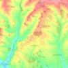 Mappa topografica Chaddleworth, altitudine, rilievo