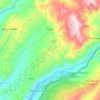 Mappa topografica Cleto, altitudine, rilievo