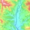 Mappa topografica Irurozqui, altitudine, rilievo