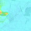 Mappa topografica Gilberton, altitudine, rilievo