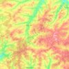 Mappa topografica Яранский район, altitudine, rilievo