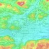 Mappa topografica Clanforte, altitudine, rilievo