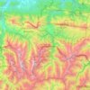 Mappa topografica Джейрахский район, altitudine, rilievo