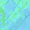Mappa topografica Voorschoten, altitudine, rilievo