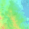 Mappa topografica Tuan Forest, altitudine, rilievo