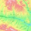 Mappa topografica 乐都区, altitudine, rilievo