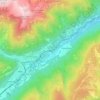 Mappa topografica Caldes, altitudine, rilievo