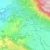 Mappa topografica Moiano, altitudine, rilievo