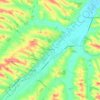 Mappa topografica Samatan, altitudine, rilievo