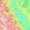 Mappa topografica Tocache, altitudine, rilievo