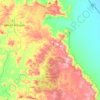 Mappa topografica Bouldercombe Gorge Resources Reserve, altitudine, rilievo