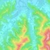 Mappa topografica Castiglione Falletto, altitudine, rilievo