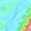 Mappa topografica 护邻乡, altitudine, rilievo