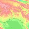 Mappa topografica 刚察县, altitudine, rilievo
